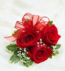 Red Rose Corsage Davis Floral Clayton Indiana from Davis Floral
